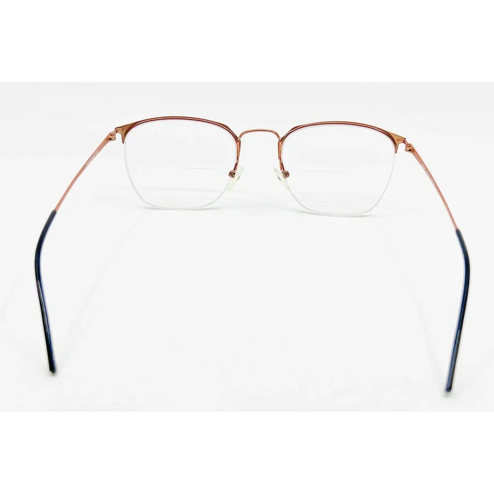 EyeBuyDirect Urban Eyeglasses Unisex Copper Brown Semi-Rimless 53-20-145